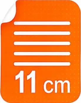 11 cm csőtávolság